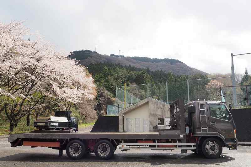 中古セルフローダー 三菱ふそう ファイター