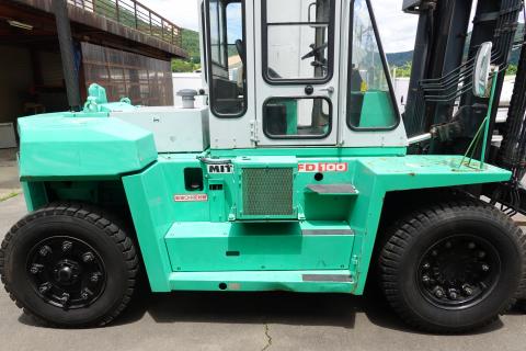 中古フォークリフト5.1～10t三菱重工業/10t フォークリフト FD100 
