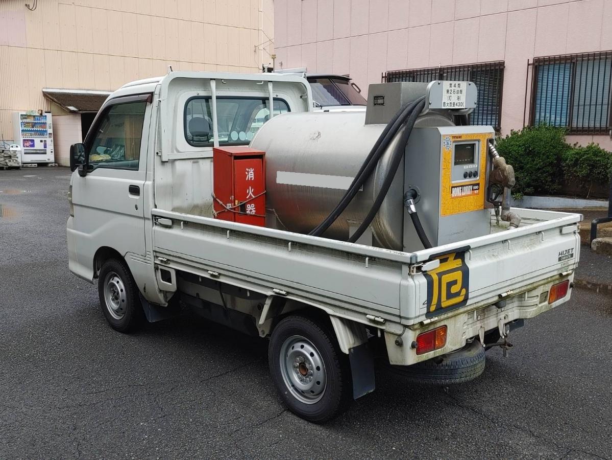 中古タンクローリー ダイハツ ハイゼット パートタイム4wdの軽宅配ローリー 灯油積み です 中古トラック詳細 中古 トラック トレーラー バスの情報なら トラックバンク