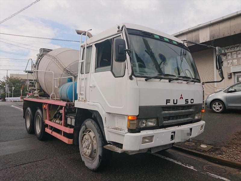 中古ミキサー車(生コン車) 三菱ふそう ザ・グレート