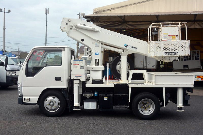 中古高所作業車 いすゞ エルフ