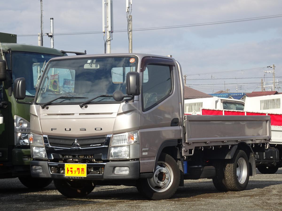 平成24年 三菱ふそう キャンター 1.5tトラック 1.5トントラック 低床平ボディ 車検R5.9月 走行103000㎞ 積載1500㎏ 個人販売 リース車
