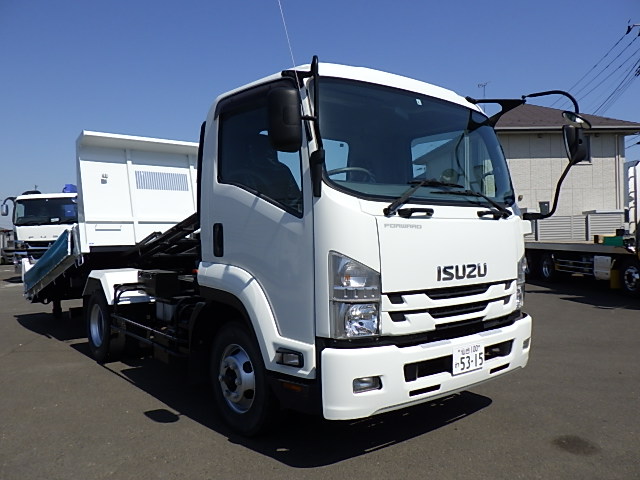 中古セルフローダー いすゞ フォワード /H30年 4tスライドダンプ 積載3,000 …