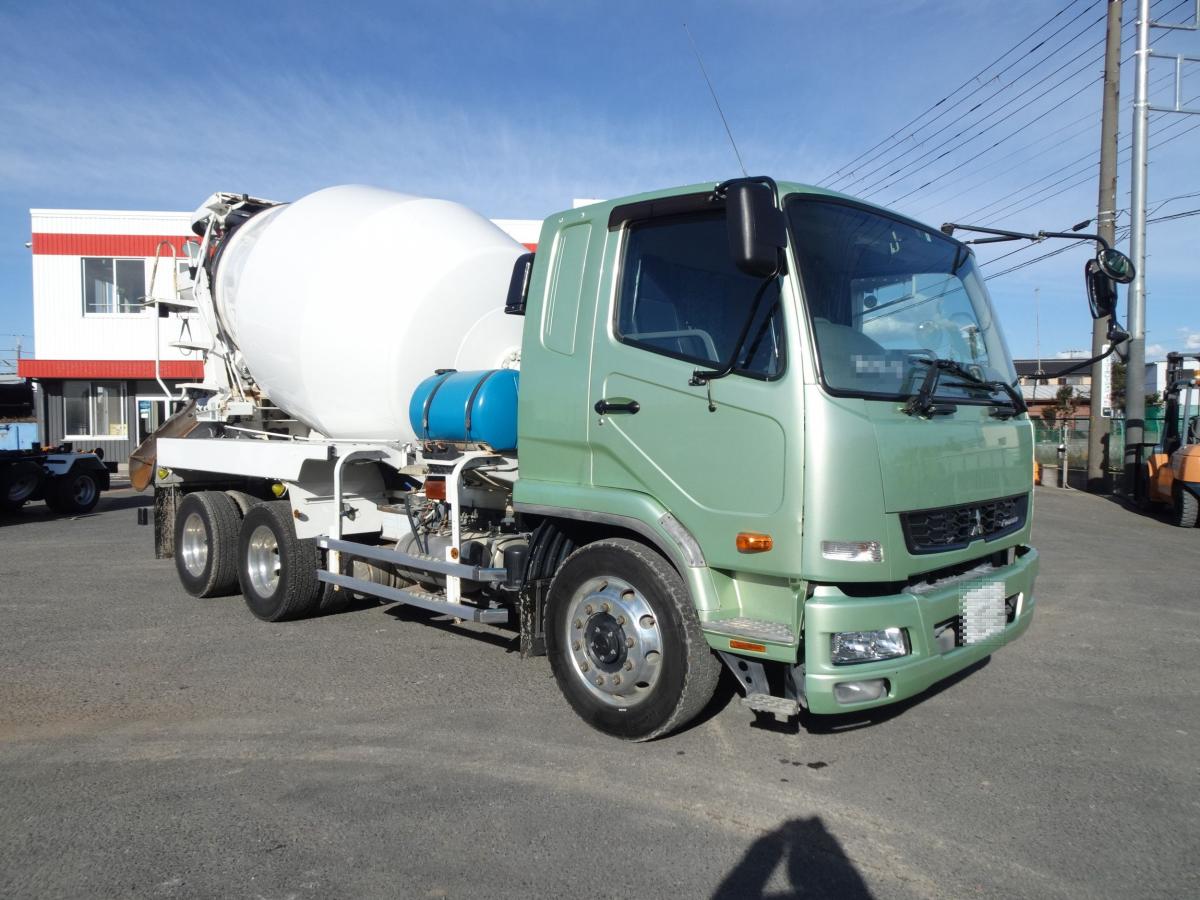 中古ミキサー車(生コン車) 三菱ふそう ファイター