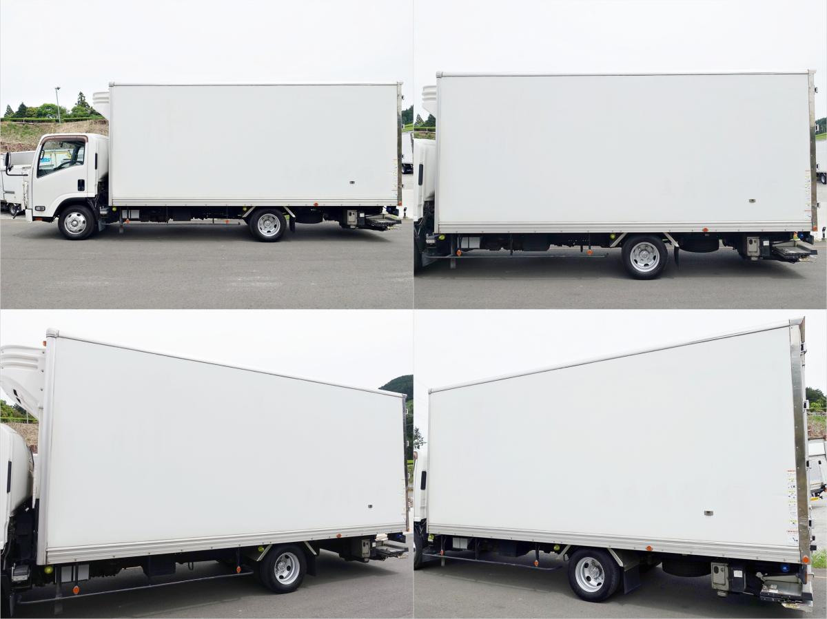 中古冷凍バン いすゞ エルフ /ワイド超ロング格納パワーゲート1t