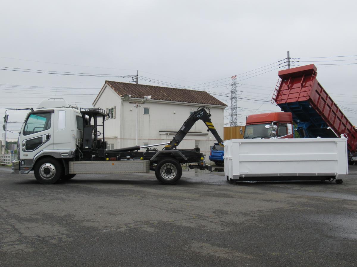 中古コンテナ車 三菱ふそう ファイター
