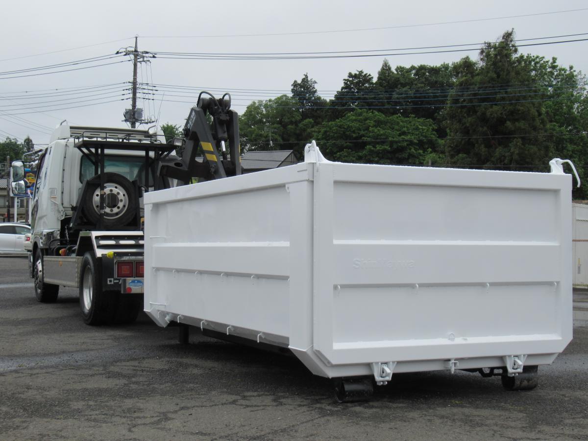 中古コンテナ車 三菱ふそう ファイター