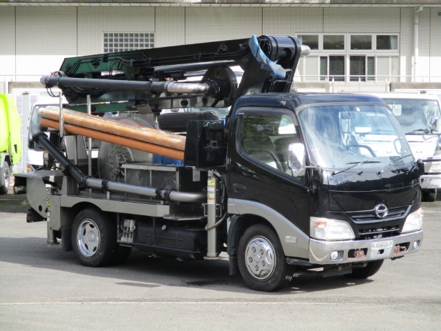中古コンクリートポンプ車 日野 デュトロ