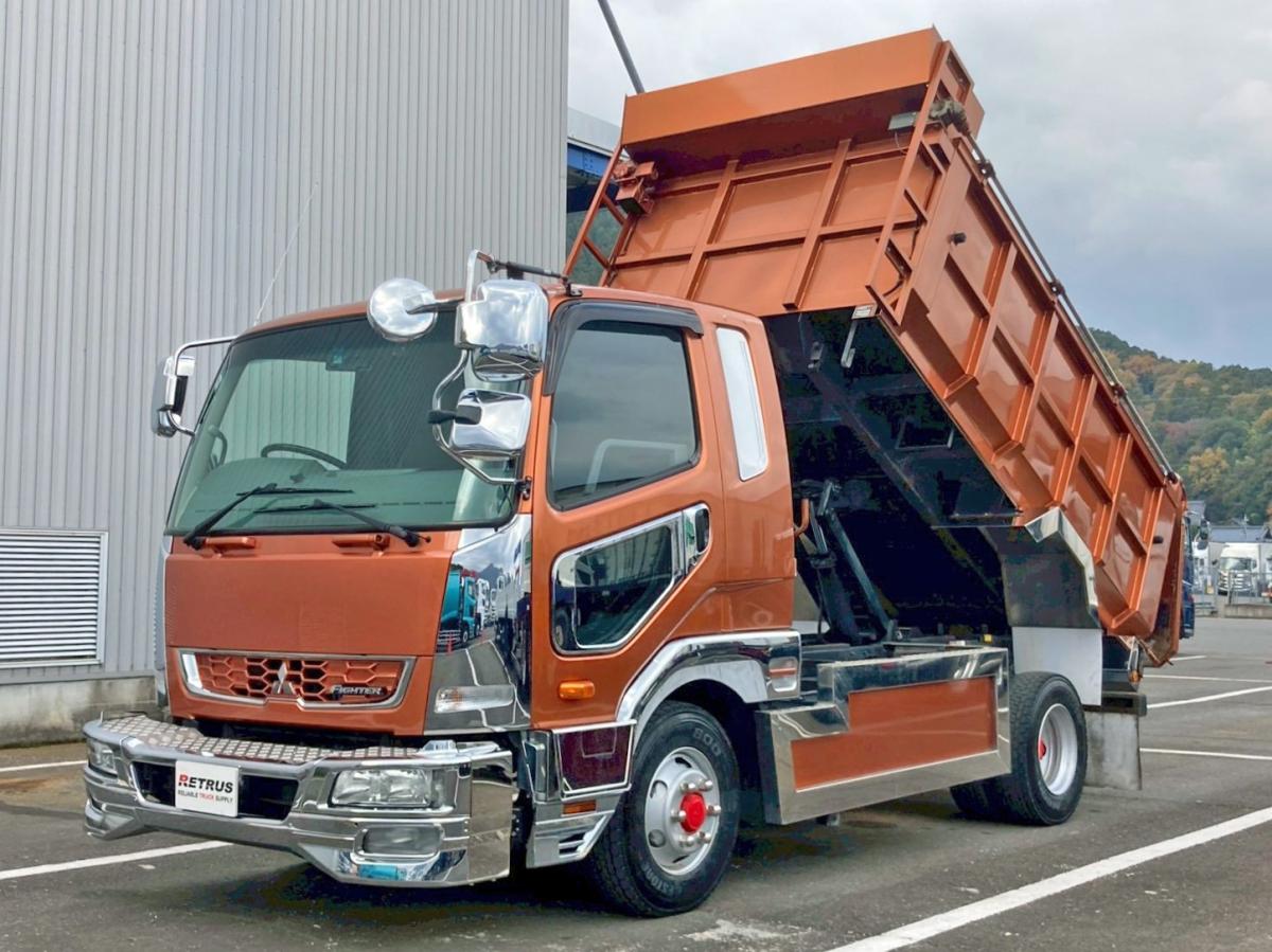 中古深ダンプ 三菱ふそう ファイター