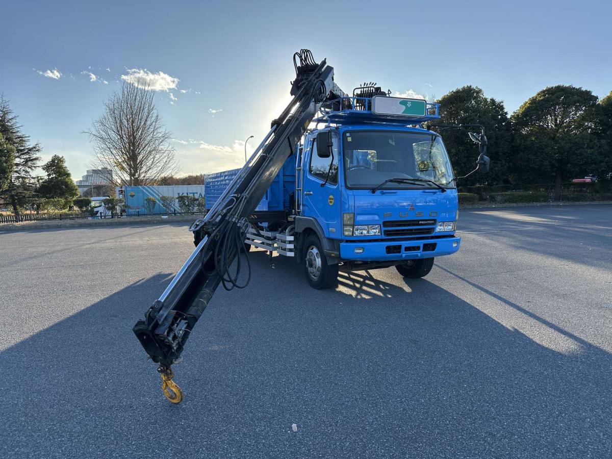 中古クレーン 三菱ふそう ファイター