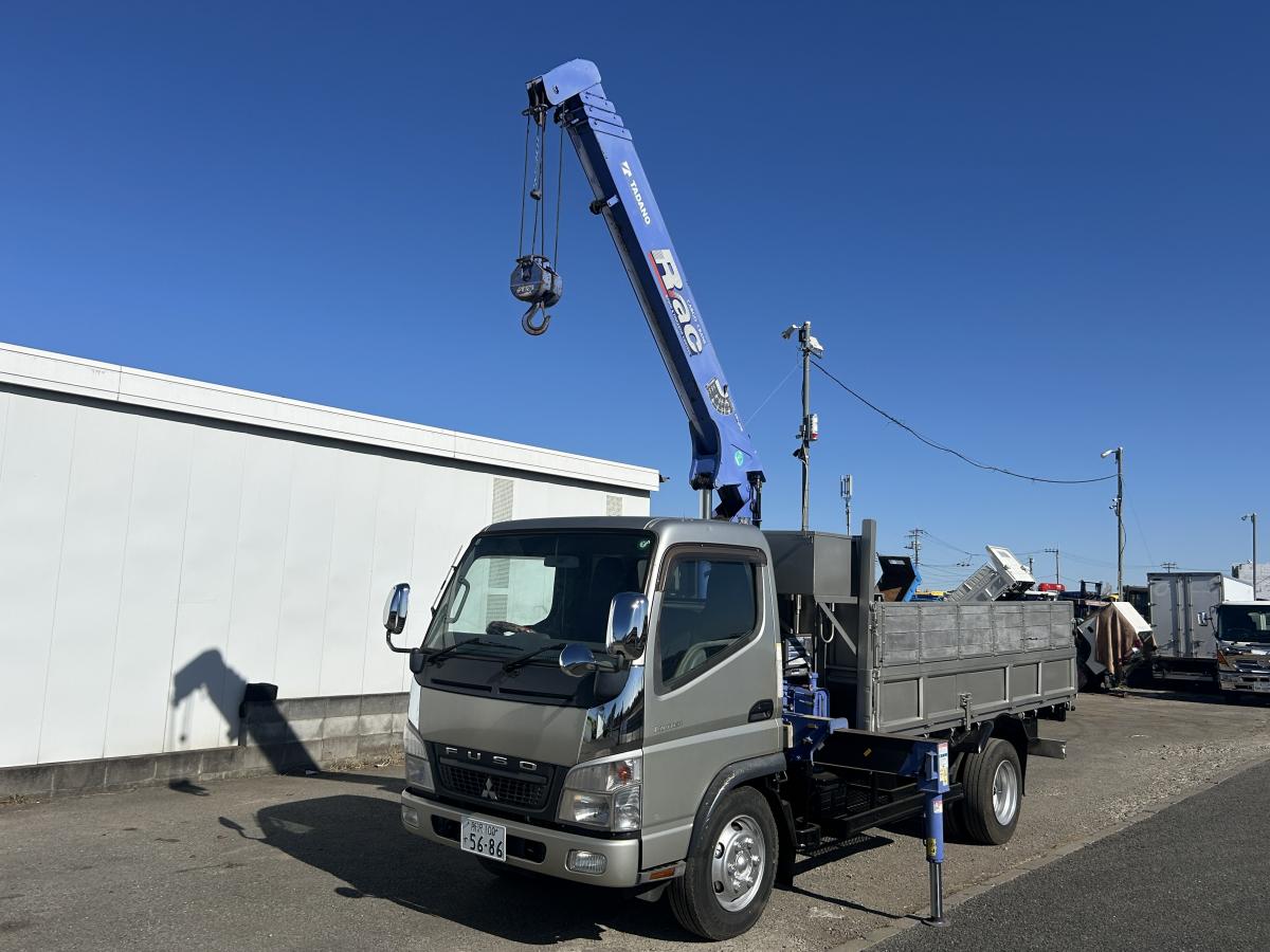 中古クレーン 三菱ふそう キャンター