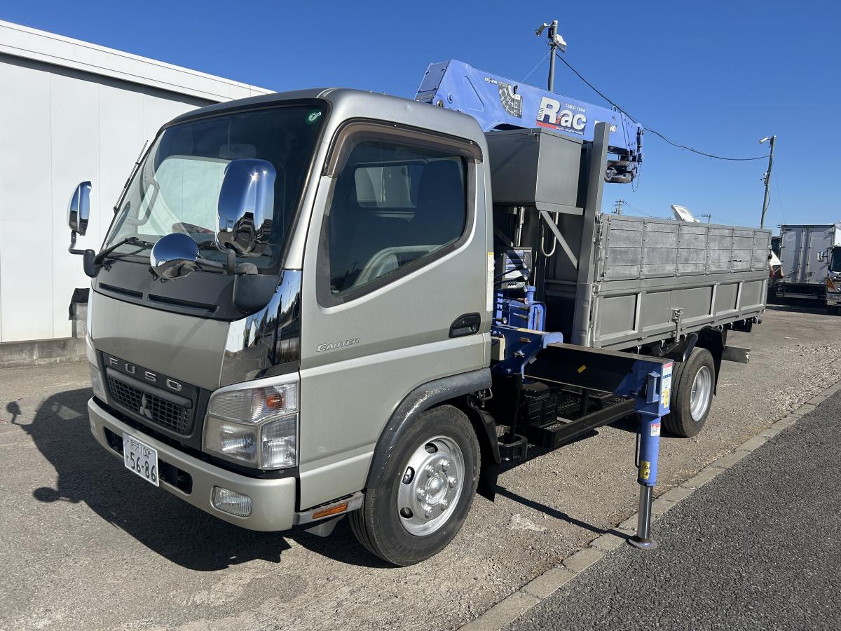 中古クレーン 三菱ふそう キャンター