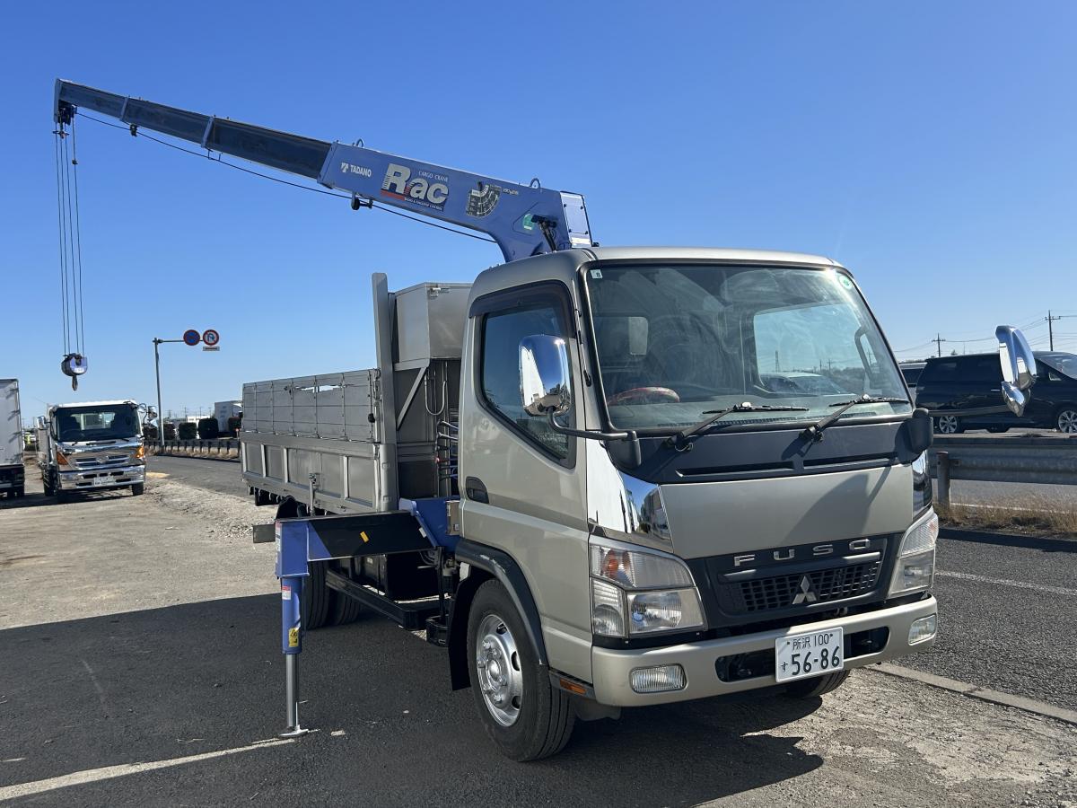 中古クレーン 三菱ふそう キャンター