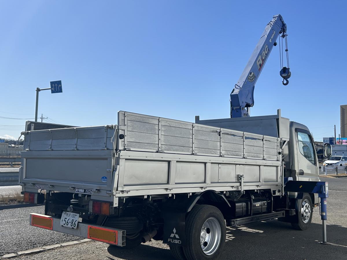 中古クレーン 三菱ふそう キャンター