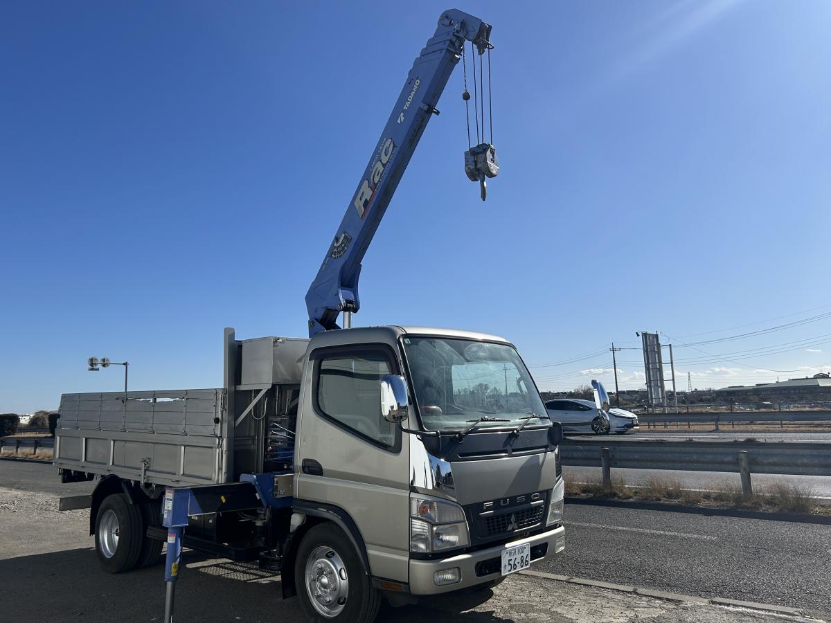 中古クレーン 三菱ふそう キャンター