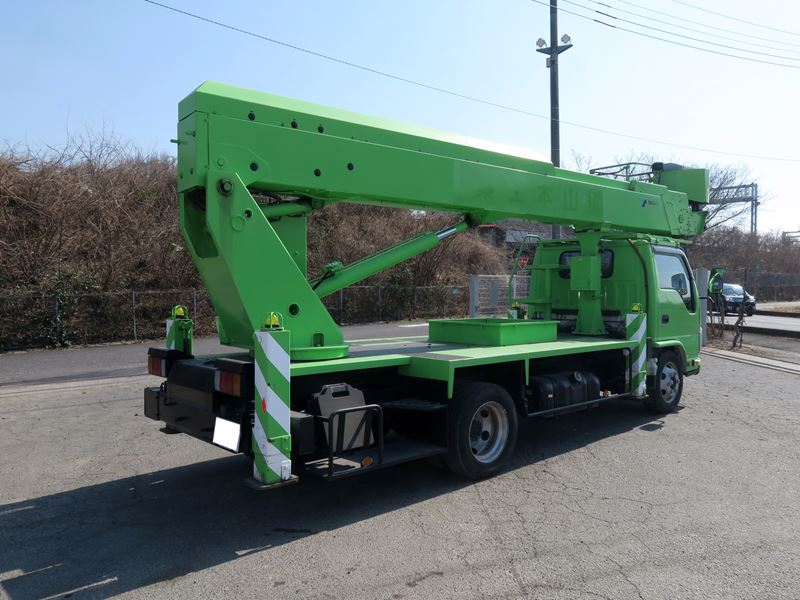 中古高所作業車 いすゞ エルフ