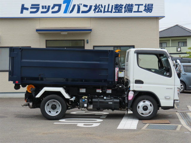 中古コンテナ車 三菱ふそう キャンター