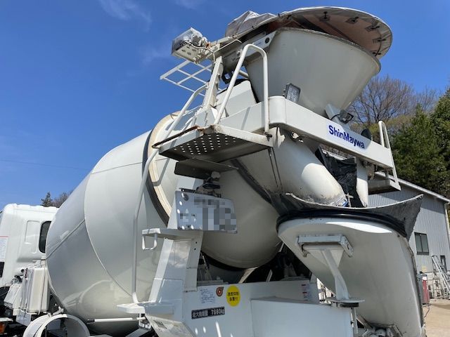 中古ミキサー車(生コン車) 日野 レンジャー