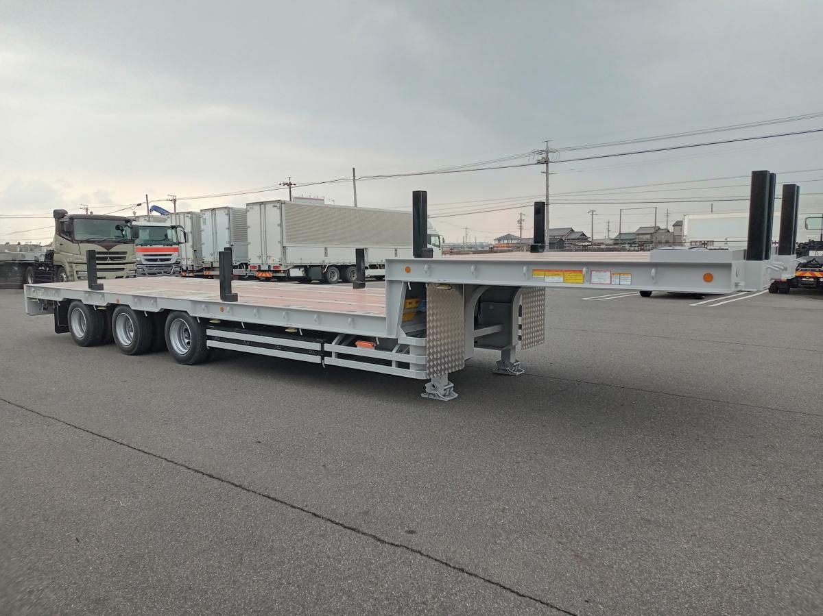 teru 1/50 3軸段落ち原木トレーラー teru 1/50 3軸段落ち原木