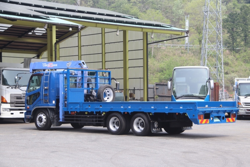 中古セルフクレーン 三菱ふそう 