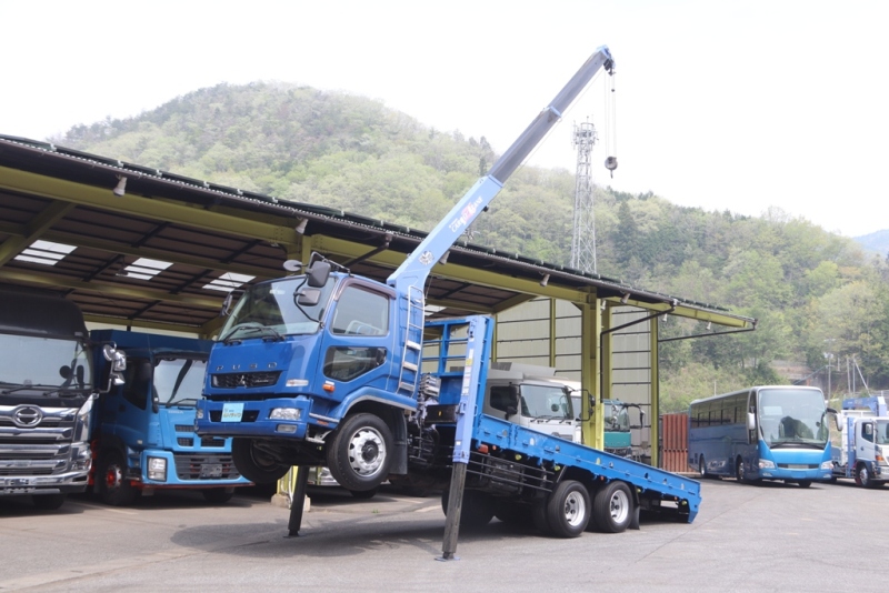 中古セルフクレーン 三菱ふそう 