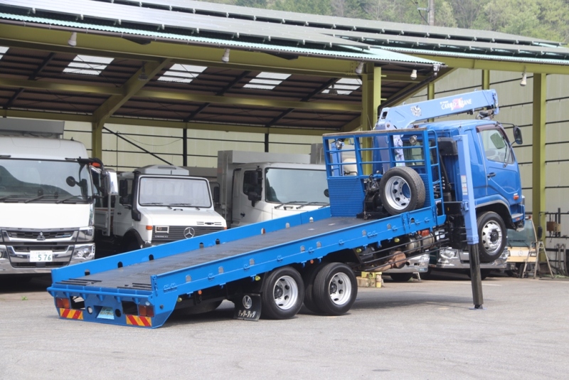 中古セルフクレーン 三菱ふそう 