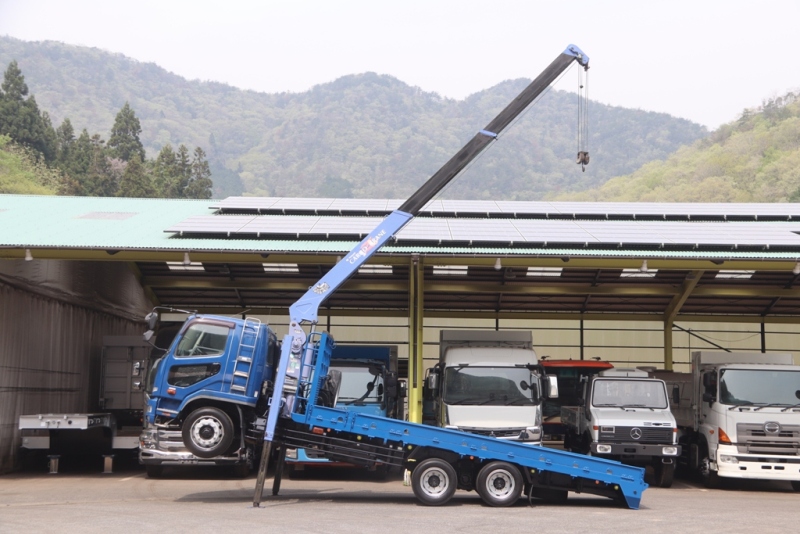 中古セルフクレーン 三菱ふそう 