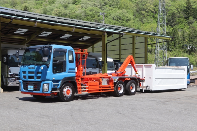 中古コンテナ車 いすゞ ギガ