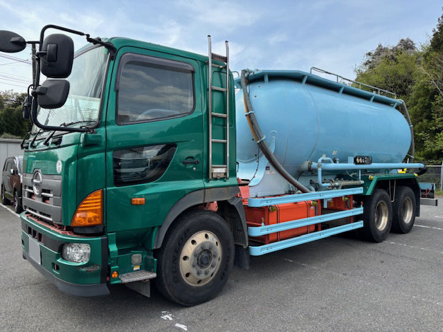 中古粉粒体運搬車 日野 プロフィア