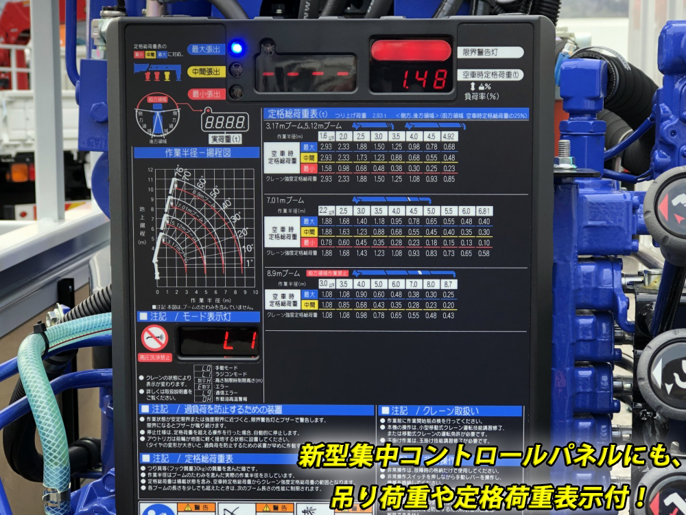 中古クレーン 三菱ふそう キャンター