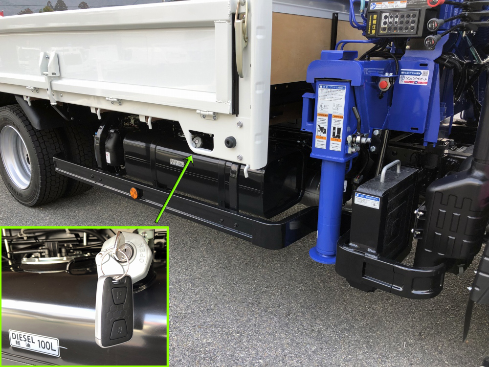 中古クレーン 三菱ふそう キャンター