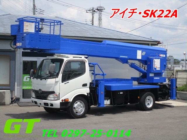 中古高所作業車 日野 デュトロ /☆H25デュトロ☆アイチ製SK22A☆22m高