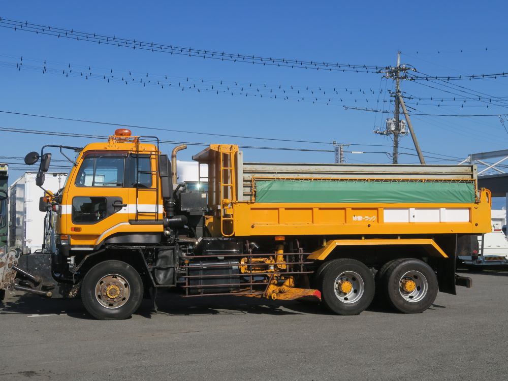 中古ダンプ UDトラックス ビッグサム /6X6(全輪駆動車) ダンプ 除雪車