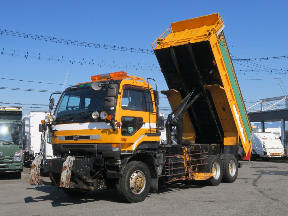 中古ダンプ UDトラックス ビッグサム /6X6(全輪駆動車) ダンプ 除雪車