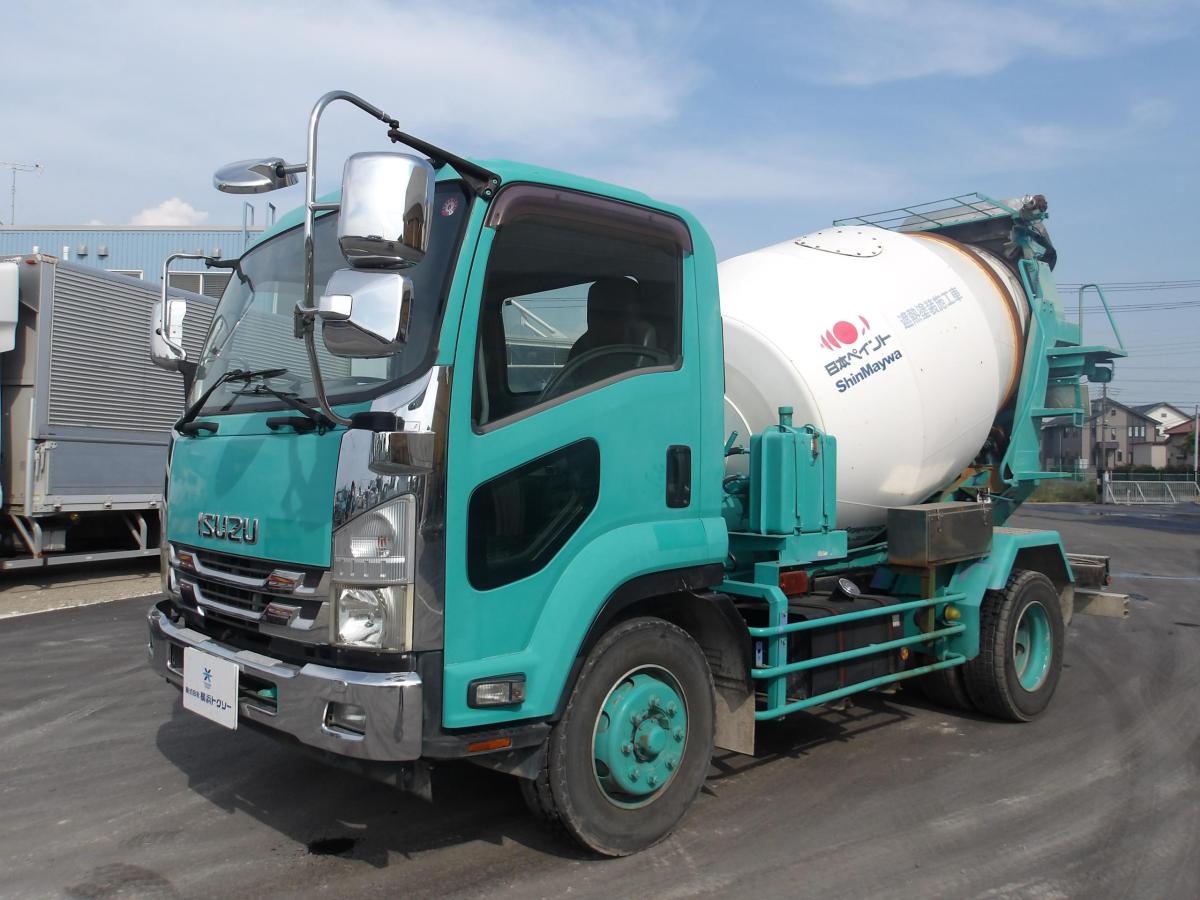 中古ミキサー車(生コン車) いすゞ フォワード