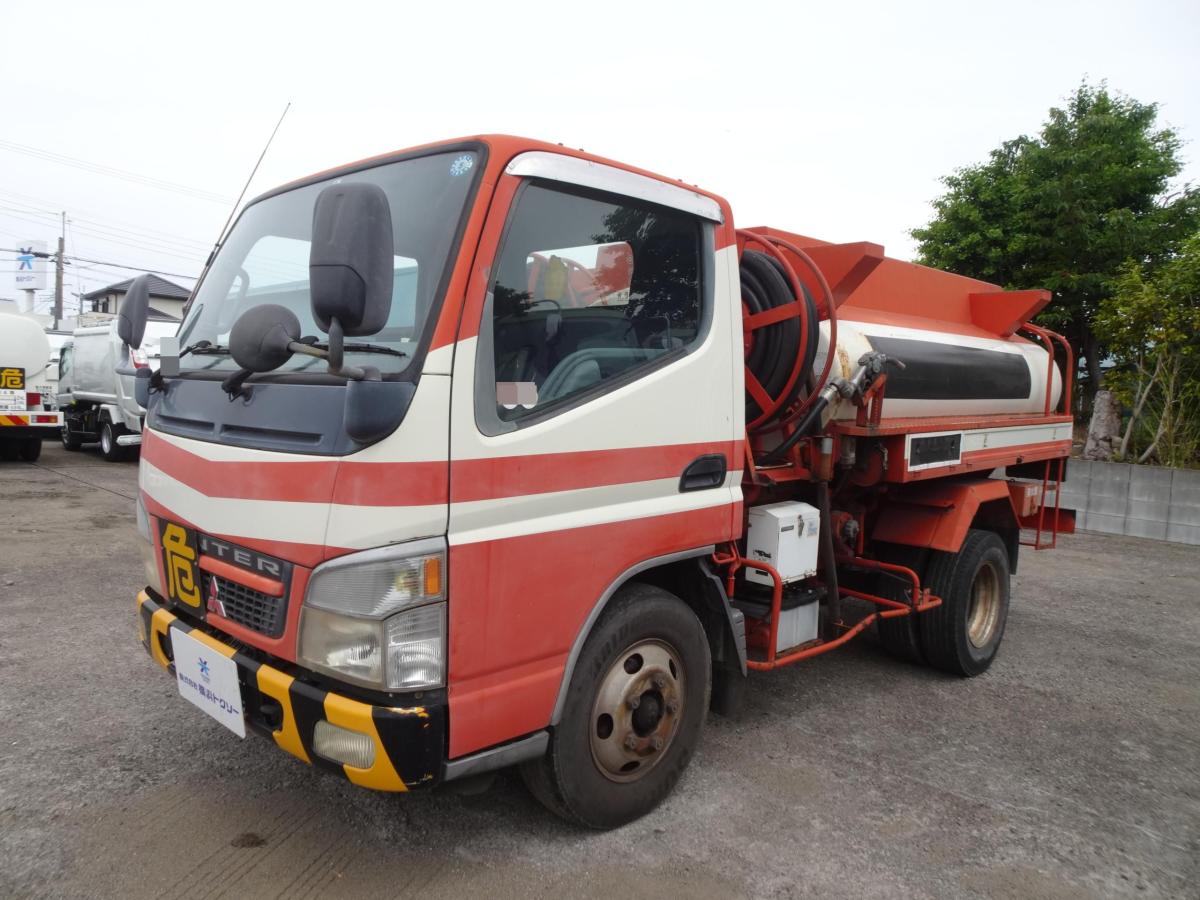 中古タンクローリー 三菱ふそう キャンター