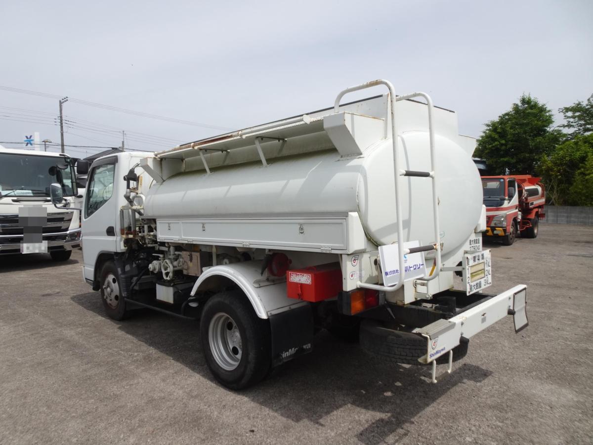 中古タンクローリー 三菱ふそう キャンター