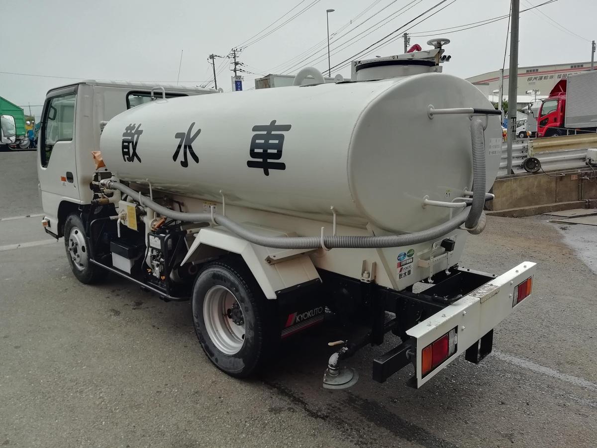中古散水車 いすゞ エルフ
