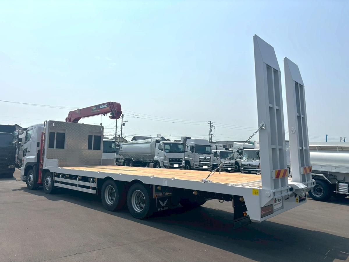 中古セルフクレーン 日野 プロフィア /【未使用】日野4軸セルフ