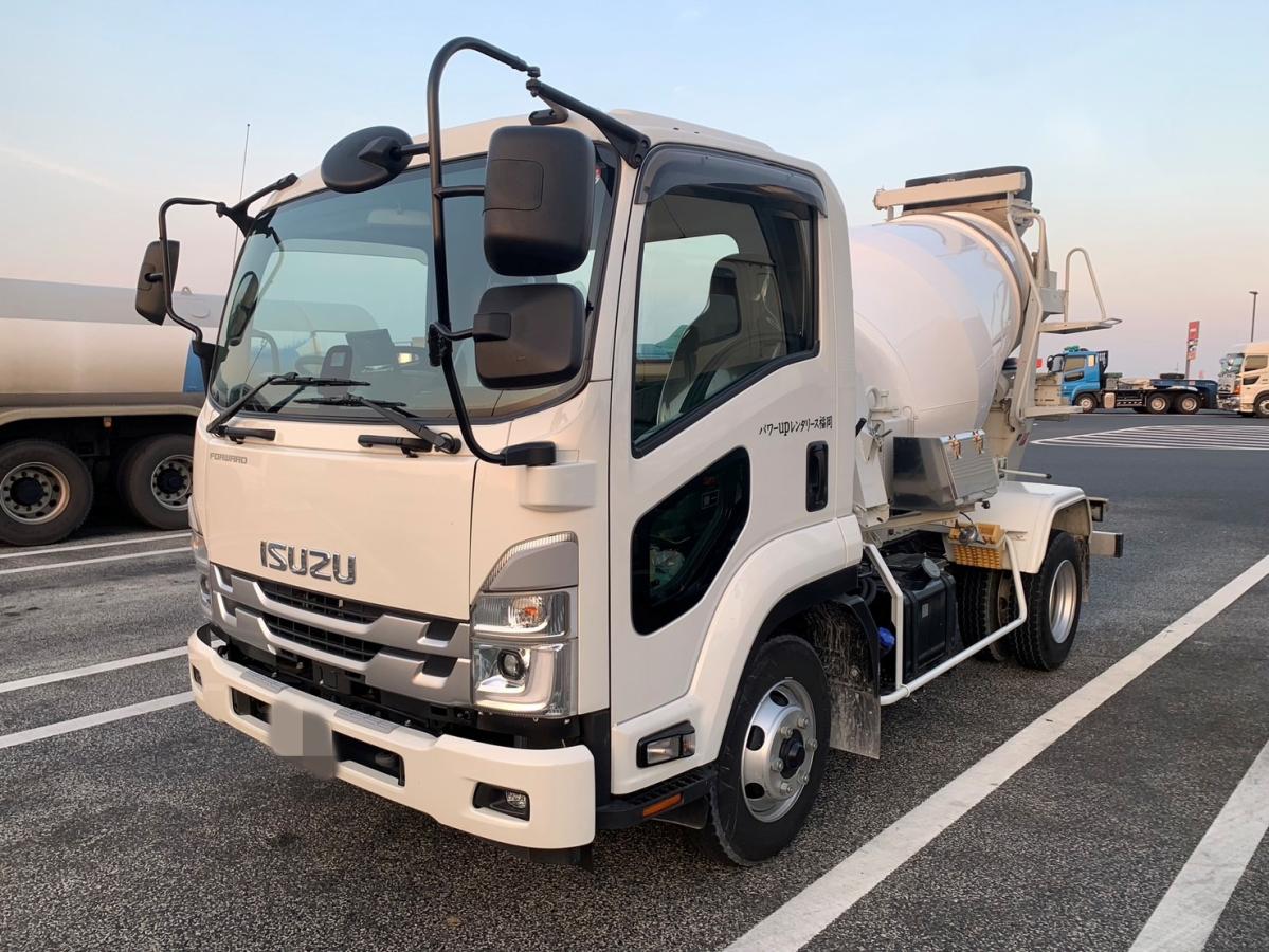中古ミキサー車(生コン車) いすゞ フォワード