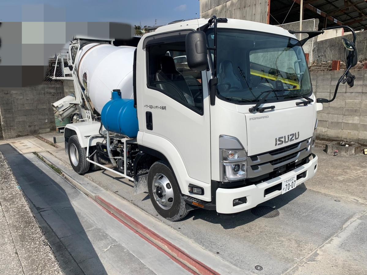 中古ミキサー車(生コン車) いすゞ フォワード