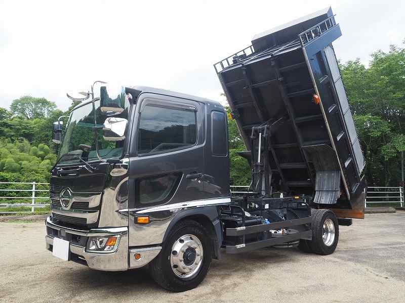 中古ダンプ 日野 レンジャー /レンジャー 増トン ベッド付 積載