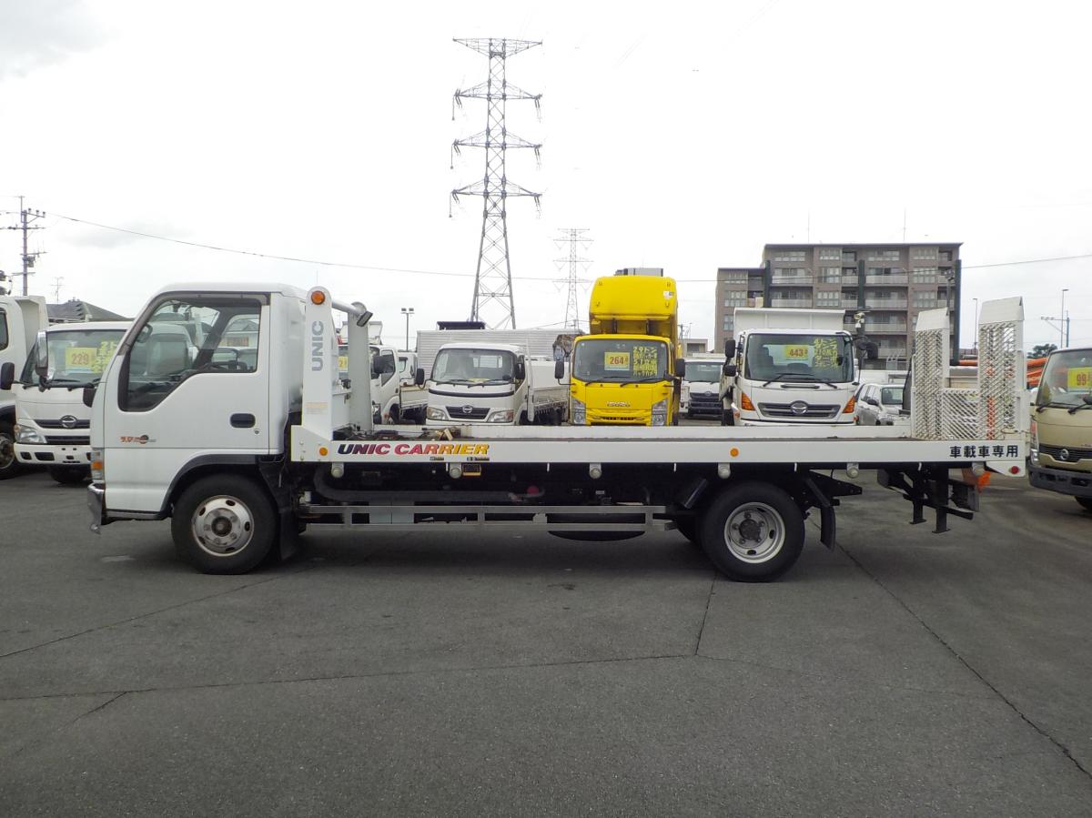 中古キャリアカー(積載車) いすゞ エルフ