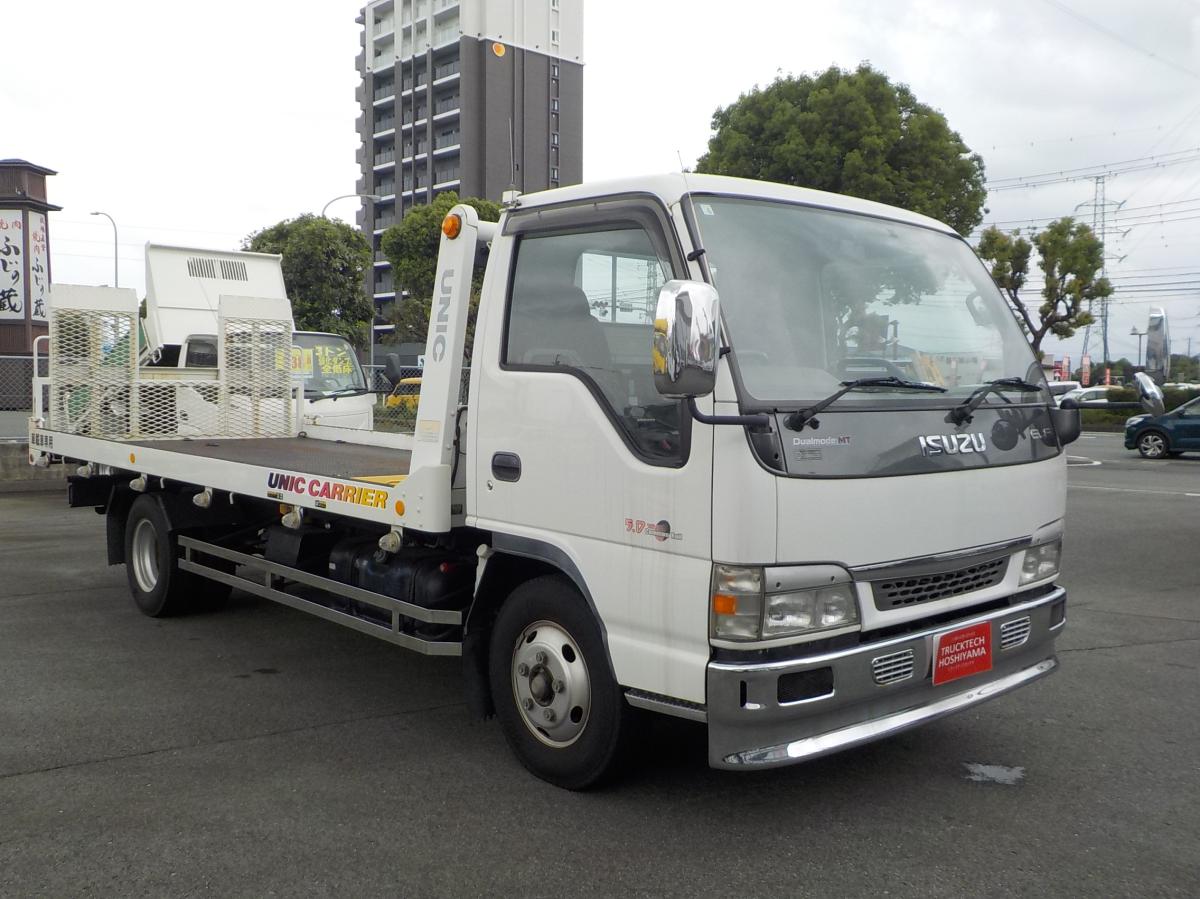 中古キャリアカー(積載車) いすゞ エルフ