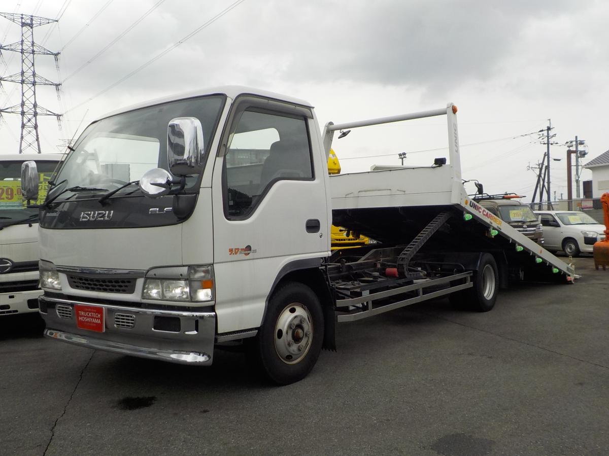 中古キャリアカー(積載車) いすゞ エルフ