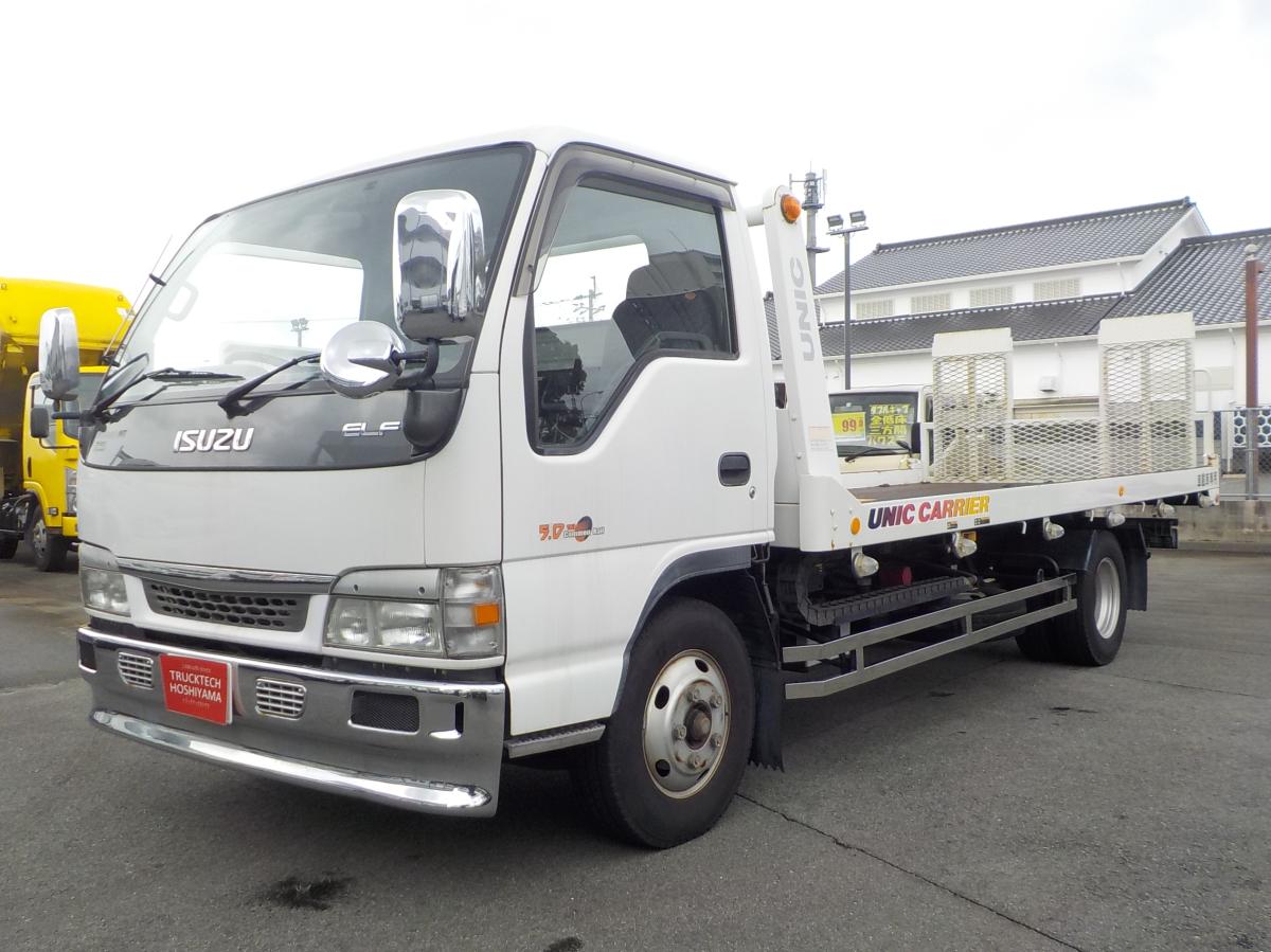 中古キャリアカー(積載車) いすゞ エルフ