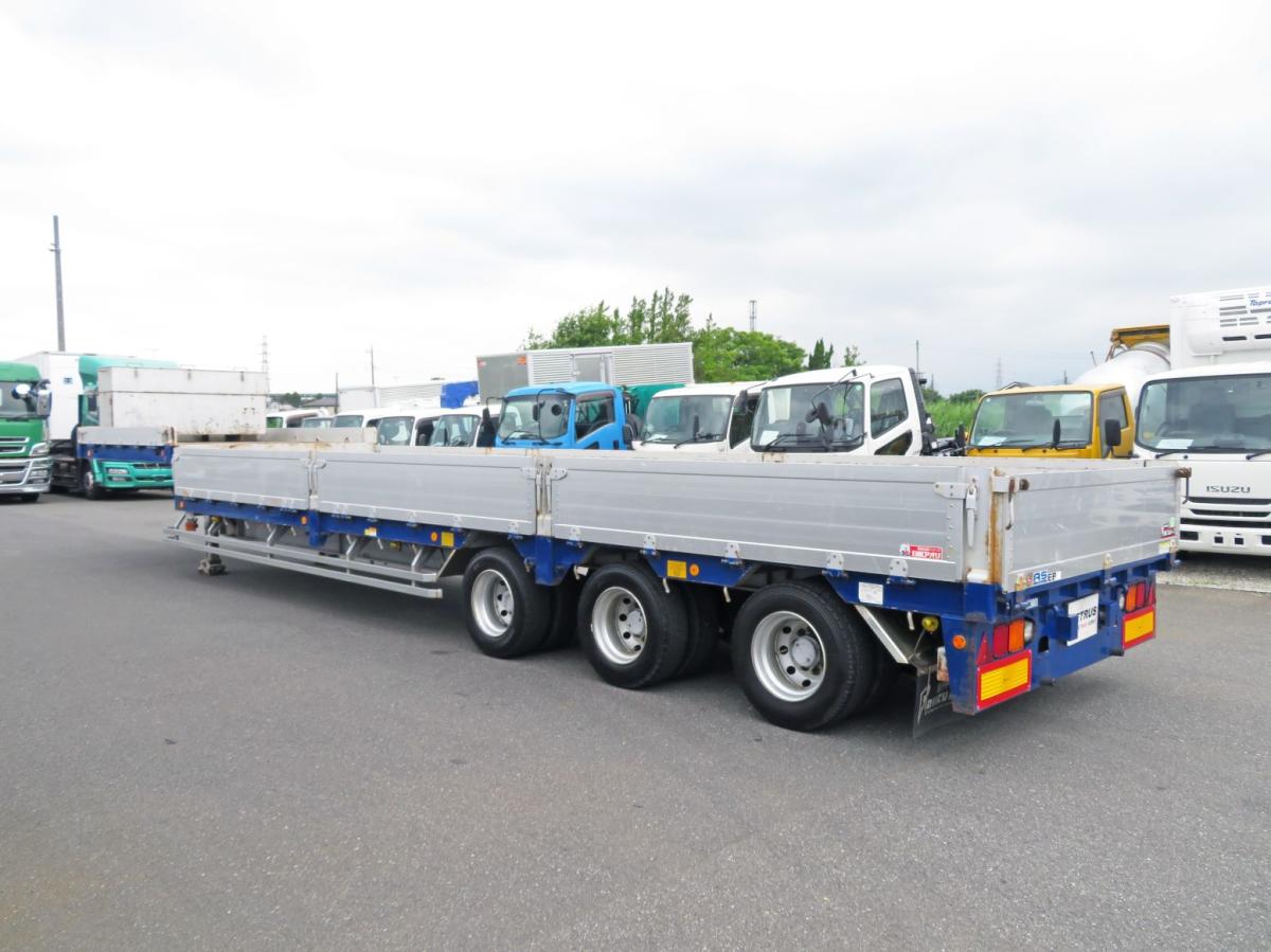 中古トレーラー 国産車その他 フルハーフ /値下げ! シングル引き 3軸 