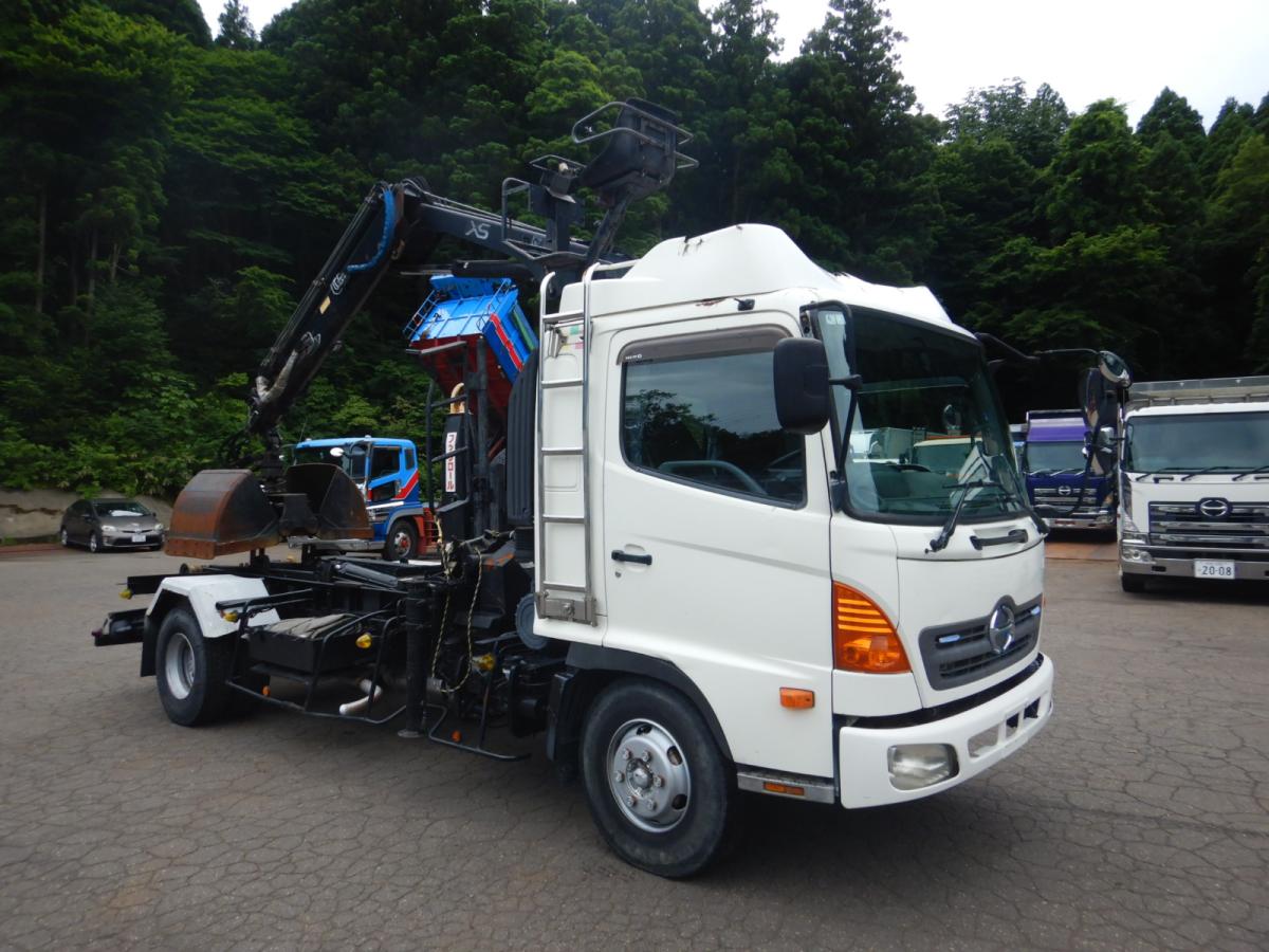 中古コンテナ車 日野 レンジャー /H18年 レンジャー2.15t積HIAB付脱着 