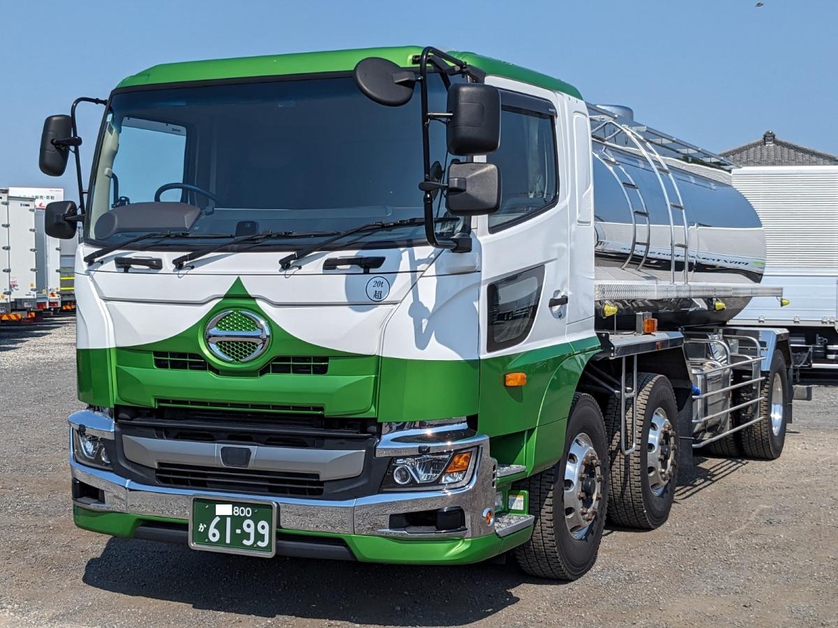 中古タンクローリー 日野 プロフィア /ヤスダファインテ製！ミルク