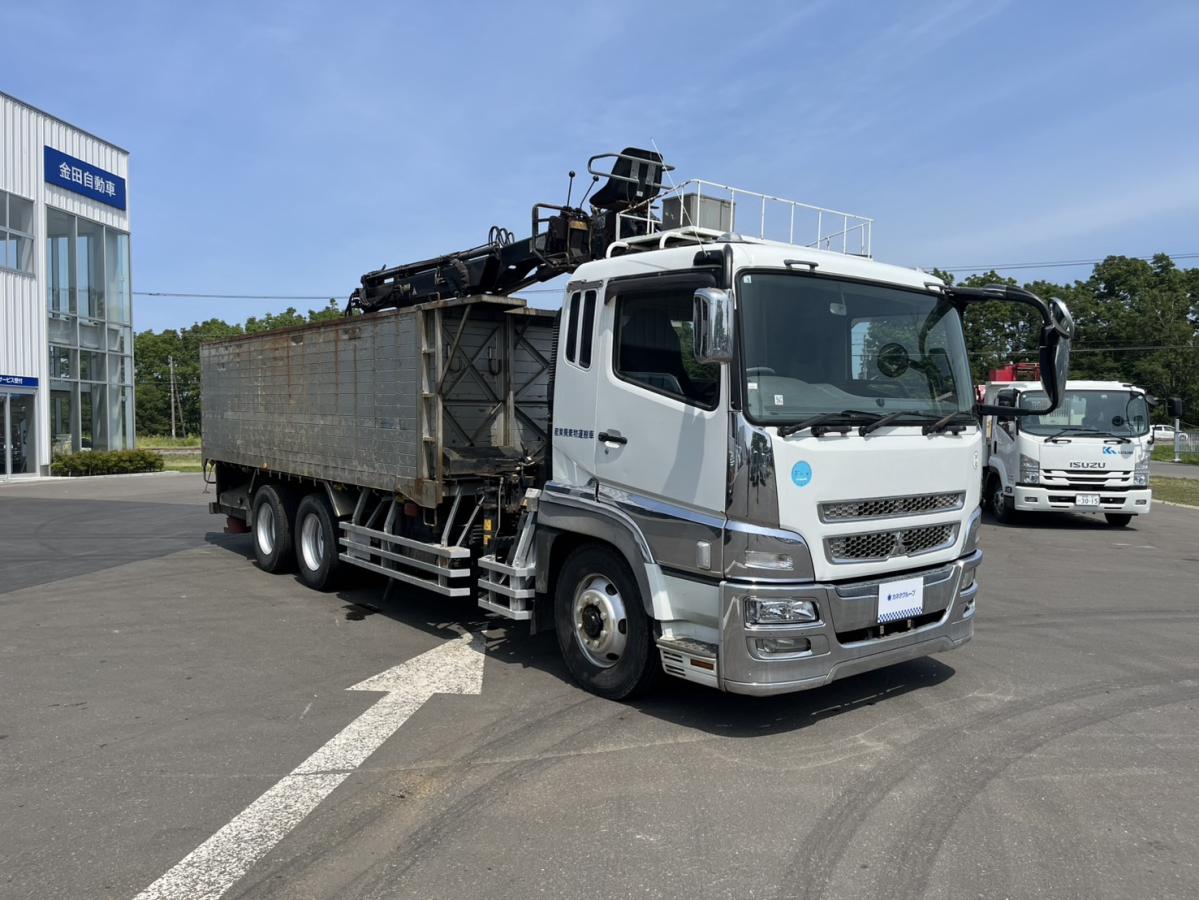 ふそうローボーイK1300 トラッククレーン 三菱ふそう ローボーイ 機械